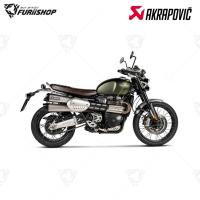 ราคา ท่อสูตร/ท่อแต่ง/ท่อไอเสีย Akrapovic Slip on : for Triumph Scramble 1200 2019-2020 (18651730090)