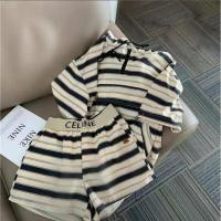 ราคา พร้อมส่งชุดเซ็ทขาสั้นCelineมีฮู้ด น่ารัก ฟรีไซส (15436628392)