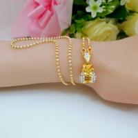 ราคา #ทองไมครอน ขนาด2สลึง จี้ถุงทองประดับเพชร (2411605640)