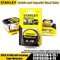 ราคา Stanley 1PCS 3/5M 10 "/16 PowerLock เทปวัด Self-Locking เมตริกและไม้บรรทัดเหล็ก Imperial STHT33158-8-23/STHT33203-8-23 (28879183599)