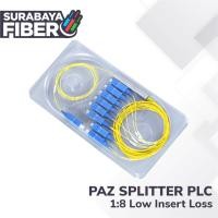 ราคา Passive Splitter PLC 1:8 ยี่ห้อ PAZ SC UPC Original - non-tasio Spliter - Mini PLC Low Insert Loss (25696553696)