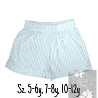 ราคา H&M ชม.&ม กางเกงขาสั้นเด็กผู้หญิงสีฟ้า 5-6, 7-8, 10-12 ขวบ (51202167582)