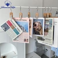 ราคา ตะขอป้ายร้านเสื้อผ้า คลิปผ้าพันคอ ขอขึ้น คลิปไม้ คลิป ที่แขวนหมวก (14462091920)