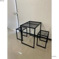 ราคา โต๊ะมินิมอล โต๊ะเหล็กฉีก ชุดโต๊ะทานข้าว (56750830588)