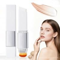 ราคา Color-Changing Foundation Stick, Lightweight and Long-Lasting Full Coverage Foundation Stick, Dual-Ended with Ultra-Fine Bristle Brush, Create a Natural, Flawless Makeup Look 02#NATURAL (43177539728)