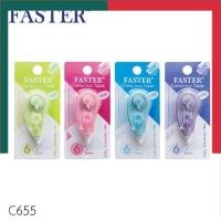 ราคา เทปลบคำผิด C655 FASTER (ฟาสเตอร์) ลิขวิด เทป ลบคำผิด มินิ เนื้อเทปจากญี่ปุ่น SAkura ซากุระ UBMarketing (24457313398)