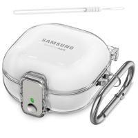 ราคา เคสใสสําหรับ Samsung Galaxy Buds fe/Buds 2 Pro/Galaxy Buds 2/Galaxy Buds Pro/Galaxy Buds Live พร้อม Safbety Lock และพวงกุญแจ (44376741525)