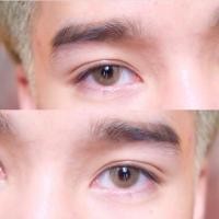 ราคา คอนแทคเลนส์ตาฝรั่งเนียน sweety hydrocor gray/brown (242355529)