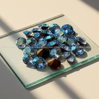 ราคา Preciosa ภาษาเช็คคํา Light Sapphire AB V-Cut Round Stone (52053060826)