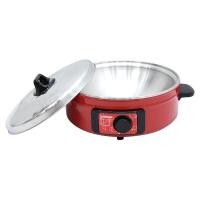 ราคา KASHIWA กระทะไฟฟ้า 11 นิ้ว ฝาสแตนเลส รุ่น KW-372 (3108396776)