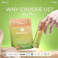 ราคา (ของแท้) Medivar Liv คอลลาเจน ไดเปปไทด์ วิตามินผิวยกกระชับ สูตรคุณหมอใบเตย (43115044907)
