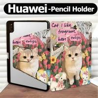 ราคา หมุนได้360° เคสฝาพับ Huawei MatePad SE11 /SE10.4 เคส หัวเว่ย Matepad 11 Pad10.4 หัวเว่ย matepad pro11 เคส Huawei matepad 11.5 /11.5”S matepad pro10.8 Right pen ลูกแมวน่ารัก Case Huawei (26915271043)