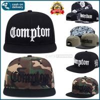 ราคา หมวกเบสบอล สไตล์ฮิปฮอป COMPTON ปักลายตัวอักษร สําหรับผู้หญิง และผู้ชาย สามารถปรับได้ snapback cap (26829291872)