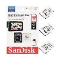ราคา SanDisk High Endurance microSD 32GB 64GB 128GB | Memory Card สำหรับกล้องติดรถ กล้องวงจรปิด | C10 U3 V10 (41509428383)