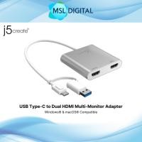 ราคา J5create อะแดปเตอร์จอภาพหลาย HDMI USB Type-C เป็นคู่ - JCA365 (48403981252)