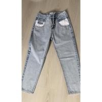 ราคา [Used] Pradap กางเกงยีนส์วินเทจ ยีนส์สไตล์เกาหลี ยีนส์มินิมอล Minimal ยีนส์แต่งกระเป๋า สียีนส์ฟอก เกาหลีมาก Size L (16284199627)