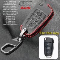 ราคา เคสกุญแจรีโมทรถยนต์ แบบหนัง ฝาพับ 3 ปุ่ม สําหรับ Audi A1 A3 A4 A6 A8 Q5 Q7 TT Q3 R8 RS6 (21290241923)