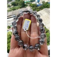 ราคา สร้อยข้อมือหินไหมดำหรือแก้วขนเหล็ก 9.4 - 9.9 มิล (24083188402)