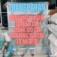 ราคา Butek ถุงขยะโปร่งใส 120 x 150 ซม. หนา / พลาสติกใสขนาดใหญ่ 120x150 ซม. / ถุงขยะพลาสติกใส (26773048192)