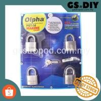ราคา ️ระบบเหมือนกุญแจ Olpha | 50 มม. กุญแจสแตนเลสเต็มรูปแบบ Gembok Keluli Tahan Karat Marine Range 304 เข็มสแตนเลส (54000846548)