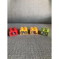 ราคา Lego duploแท้มือสอง บริคภาพรูปลูกสัตว์และสิ่งของแบบต่างๆ ขนาด2*2ปุ่ม (8452042689)