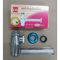 ราคา ท่อน้ำทิ้งอ่างล้างหน้า ชาร์ปน้ำทิ้ง ท่อน้ำทิ้งชุบโครเมี่ยม CD (3819645240)