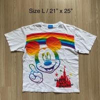 ราคา เสื้อยืด มือสอง มิกกี้เมาส์ Micky Mouse disney ดิสนีย์ เสื้อยืด มือสอง ของแท้ ญี่ปุ่น (14710014876)
