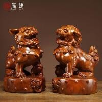 ราคา เครื่องประดับ บรรยากาศ ชิงชัน ไม้เนื้อแข็งแกะสลักกลองเครื่องประดับสิงโตพระราชวังถือกลองสิงโตบ้านห้องนั่งเล่นทางเข้าตกแต (44127566462)