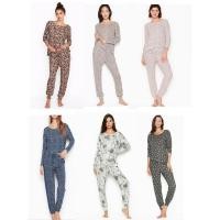 ราคา ถักขนสัตว์รู้สึกชุดกางเกง Jogger กับ Drawstring Coat เสื้อแขนยาว VICTORIA SECRET ของแท้ส่งออกคุณภาพสูงหนาอบอุ่น (52003911654)