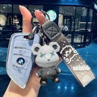 ราคา BMW TPU Gold Edge Design ฝาครอบกุญแจรถ Fob สําหรับ BMW X3 X5 X6 F30 F34 E60 E90 F10 E34 E36 F20 G30 F15 F16 1 3 5 7 Series (42577313468)