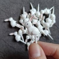 ราคา กระต่ายจิ๋ว สัตว์จิ๋ว ตัวปัก ตกแต่งสวนถาด สวนขวด สวนจิ๋ว ตุ๊กตาจิ๋ว โมเดลจิ๋ว ตุ๊กตาปัก Miniature Dollhouse Fairy 20 pcs (14291918354)