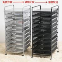 ราคา Sundries พร้อมลิ้นชักเก็บ A4 แฟ้มสํานักงานศิลปะเหล็กแฟ้ม A3 Organizer รถเข็นข้อมูล Sorting กรอบ Multi-Layer Q7ZE (50501047104)
