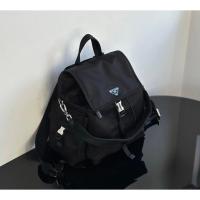 ราคา สินค้าใหม่ Prada Original Leather Pure Original Prada 2025 ฤดูใบไม้ร่วงฤดูหนาวสไตล์ใหม่ผู้ชายสีดําแฟชั่น Classy All-Match High-End Casual กระเป๋าสะพายกระเป๋าเป้สะพายหลังกระเป๋าผู้ชาย (51454036165)