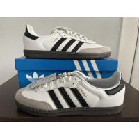 ราคา Adidas Samba og รองเท้าผ้าใบหมากฝรั่งสีดําสีขาว (50203881389)
