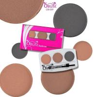 ราคา OB-039 โอบิวซ์ เขียนคิ้วแบบตลับ คิ้วฝุ่น 3 ช่อง OBUSE EYEBROW (8839995449)