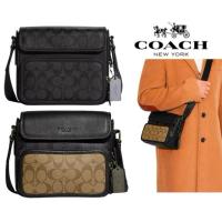 ราคา COACH Sullivan Flap Crossbody In Blocked Signature Canvas รุ่นCC032พร้อมส่ง แท้ (27289220592)