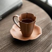 ราคา ถ้วยสโตนแวร์จานรองชุดโคลนหินเก่าถ้วยชาจีนครัวเรือนถ้วยพร้อมที่จับมาสเตอร์ถ้วยกึ่งทําด้วยมือชุดน้ําชากังฟูถ้วยชาถ้วย (28239670087)