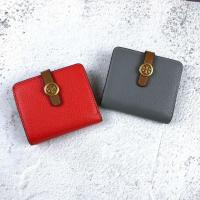 ราคา พร้อมส่ง กระเป๋าสตางค์ ใบสั้น ทอรี่ เบิร์ท สีเทา แดง ผู้หญิง Tory (57704435571)