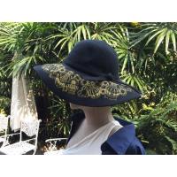 ราคา หมวกปีกกว้าง สีดำ Lyn around ของแท้ (897923793)