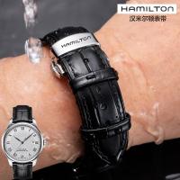 ราคา 7/29นาฬิกาหนัง Hamilton พร ้ อมหัวเข ็ มขัดผีเสื ้ อ Hamilton Khaki Sir Eternal 20mm22mm strap (27101307862)