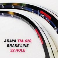 ราคา RIMS RELG 26 นิ้ว ARAYA 32 36 หลุม TM-620 ผนังคู่โลหะผสมสีดํา CNC FULLBLACK BRAKELINE EYELETS (27615189642)