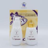 ราคา แท้|ส่งไวCERAMINE เซรั่ม ยกกระชับ ลดริ้วรอย แพ็คคู่ Gold Double Lift ดับเบิ้ลลิฟท์ สูตรเข้มข้น บำรุงผิว เซอรามายน์ (2861648723)
