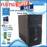 ราคา FUJITSU ESPRIMO P556 E85+ Pentium® G4400 @3.30 GHz Gen 6th เครื่องพร้อมใช้งาน ราคาถูก คุ้มค่า (23425265675)