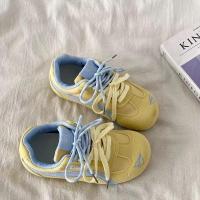 ราคา รองเท้าผ้าใบแฟชั่น รองเท้าผู้หญิงสีสันสดใสน่ารักกก (41427141738)