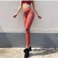ราคา กางเกงออกกำลังกายขายาวเอวสูง CK8231 กางเกงกีฬา มีกระเป๋าข้างใส่ของ คุณภาพสูง (2815482011)