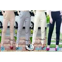 ราคา กางเกงขาเดฟ มีขอบ สีเทา ผ้าฮานาโกะ กระเป๋าสองข้าง ทรงสวย (64339570)