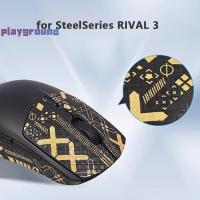 ราคา [playground] สติ๊กเกอร์เมาส์กันลื่น เทปจับป้องกันดูดซับเหงื่อทนต่อการสึกหรอสําหรับ SteelSeries Rival 3 อุปกรณ์เสริมสําหรับเล่นเกม E-Sport [ใหม่] (41166116537)