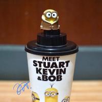 ราคา แก้วน้ำสะสม minions จากโรงหนัง sf ความสูง 28.5 cm (6432095706)