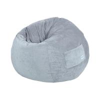 ราคา INDEX LIVING MALL เบาะนั่งทรงหยดน้ำ รุ่นดรอพเพอ ขนาด 60 x 60 x 110 ซม. - สีเทาอ่อน (25766058824)