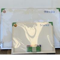 ราคา กระดานไวท์บอร์ด หลายขนาด 30x40 ซม. / 40x60 ซม./ 60x80 ซม.ในชุดมี ปากกาไวท์บอร์ดสีน้ำเงิน + แปรงลบกระดาน 1 อัน (3549019516)